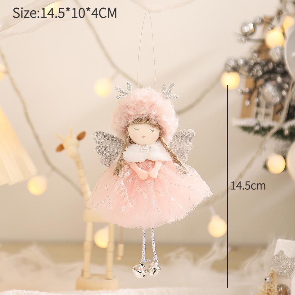 Angel Doll Merry Christmas Ornaments Christmas Decorations for Home Noel Natal Tree Decor Navidad Xmas 2025 New Year 2025 Gifts