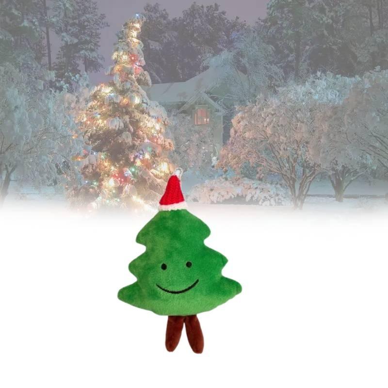 Christmas Tree Tree Keychain Christmas Decorations Plush Toy Pendant Gift Doll