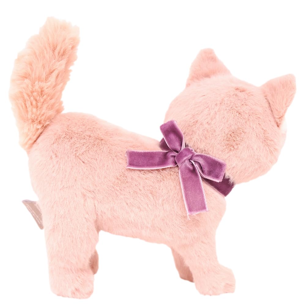 Sunlemon Jolly Cat Plush Toy Turning Around PK 16 x 9 x 16cm Cute Pretty Pink JOLLY Stylish Cat P-9962