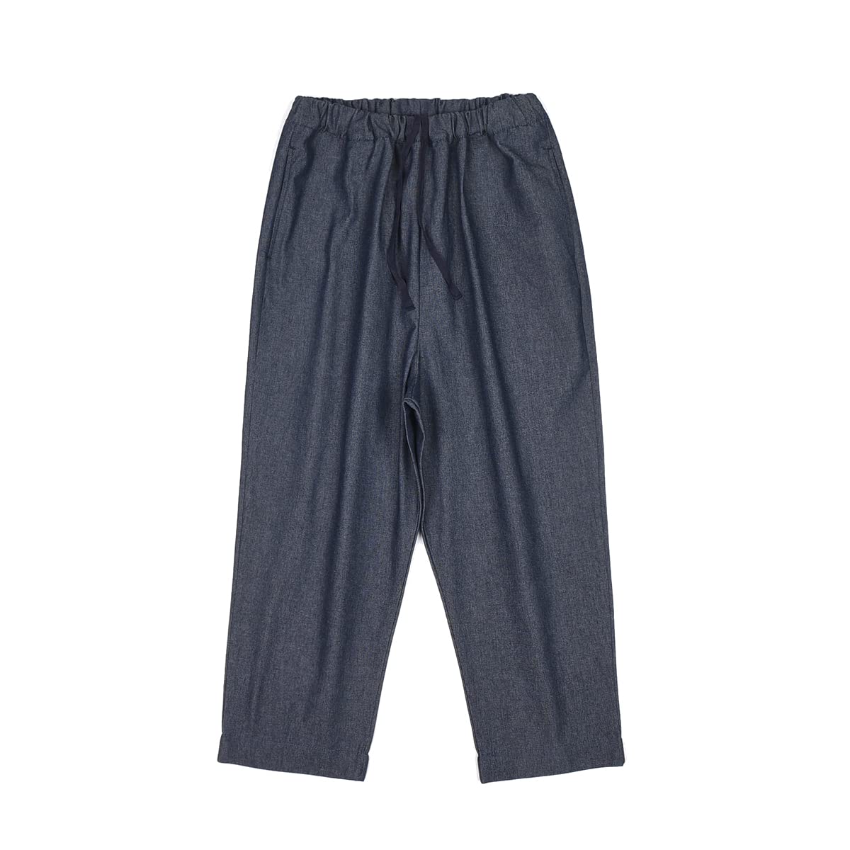Kusguru Japan Cropped Dark Size M Women s KPT2301-88 Pants, Blue, темно-синий