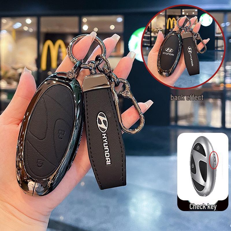 

Сумісний металевий корпус ключа Hyundai для Tucson, Sonata, Ioniq 6, Santa Fe, Elantra