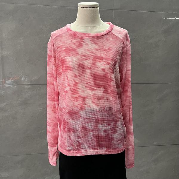 

Korean Style Tie-Dye Long Sleeve Women s Pullover with Sun Protection S (around 95 lbs)