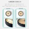 KATOMOKU Muku Clock 8 Black Wall Continuous Second Diameter km-81BKRC Clock, Hand, 30.0cm (Radio-controlled)