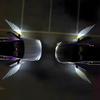 2Pcs Car Welcome Lamp Car Angel Wings Car Door LED HD Welcome Decorative Light Cars Accessories for Univers-al Vehicle Models