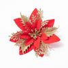 Decorations Christmas Floral With Plastic And Glitter Finish Festive Tree Decor