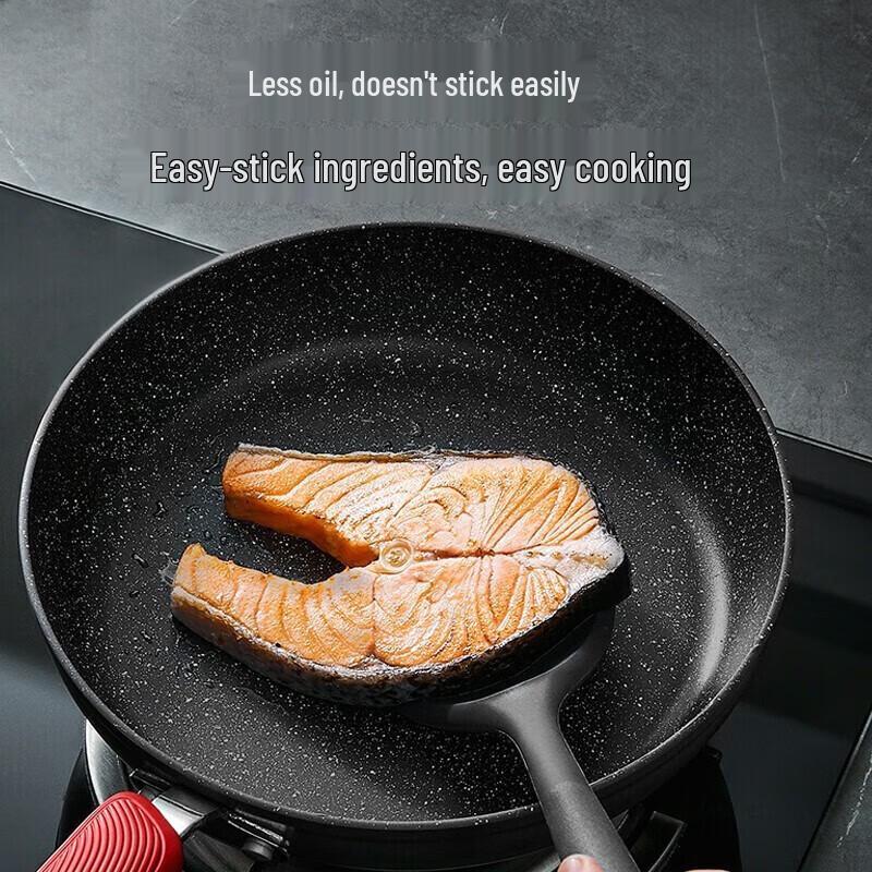 SUPOR 28cm Red Spot Star Stone Non-Stick Frying Pan