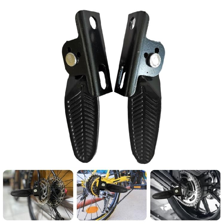 Pedaliere per Biciclette Elettriche Poggiapiedi Antiscivolo Poggiapiedi per Biciclette Pedali Sedili Posteriori per Ciclismo Biciclette Elettriche Pieghevoli Pedali Posteriori
