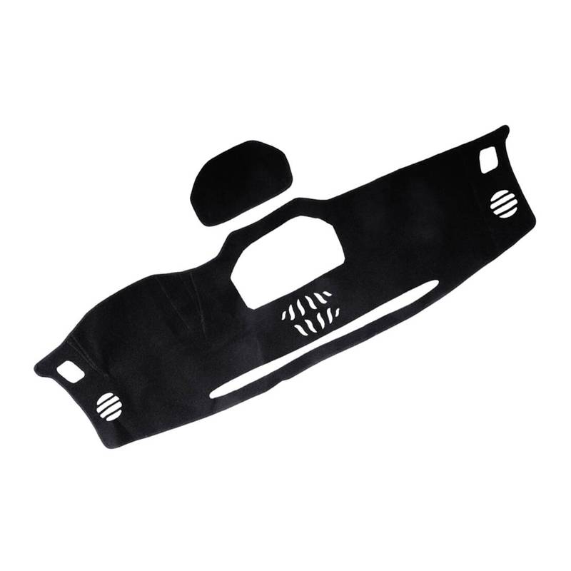 Car Dash Mat Dashmat Dashboard Cover Pad Protector Black Polyester RHD Fit for Toyota Tundra 2014 2015 2016 2017 2018 -