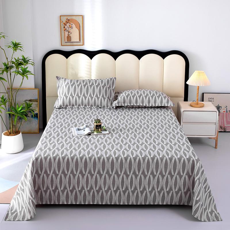 1pc Cotton Thick Bed Sheet Flower Series Double Top King Sheets for Girls Boys Kids Single Queen King Size Bed Linen