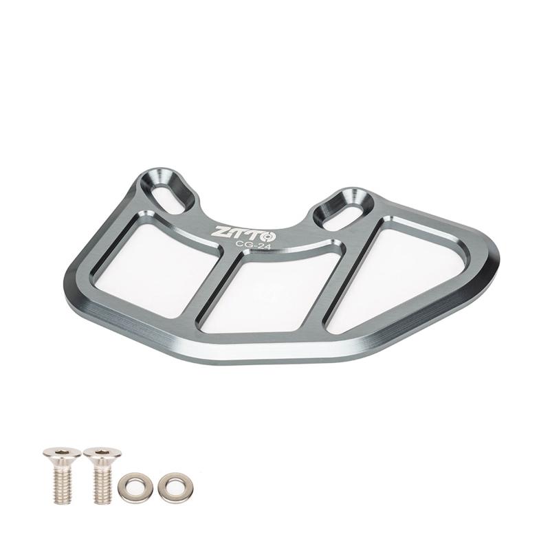 MTB Bash Guard Bicycle Chain Guard Bicycle Chain Guard Aluminum Alloy Chain Protector Bicycle Chain Accessory for Mountain Bike