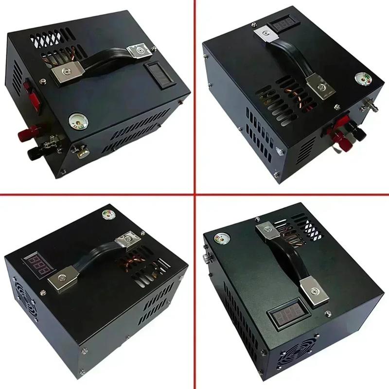 Compresor de Aire Recargador de Bomba PCP 12V 110V 220V 300bar 4500Psi 30Mpa Para Caza Buceo Bomba de Aire para Coche Neumático de Motocicleta