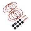 Coffee Machine Silicone Seal O Ring Kit Fit for JURA J5 J7 J9 Heat Proof Elastic Coffee Machine Insulated Gasket Washer