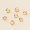 10Pcs/Pack 14/18K Gold Color Plated Open Jump Rings Split Rings Connector For Necklace Bracelets Jewelry Making Accessories