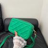 Spring Bag Diamond Wide Shoulder Strap Trendy Messenger Bag Simple Bag Personalized Shoulder Small Square Bag