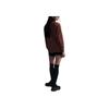 Nike Sportswear Phoenix Fleece Oversized Logo Letter Collar Comfortable Drop Shoulder Jacket Women Jackets Red Brown FV7680-218