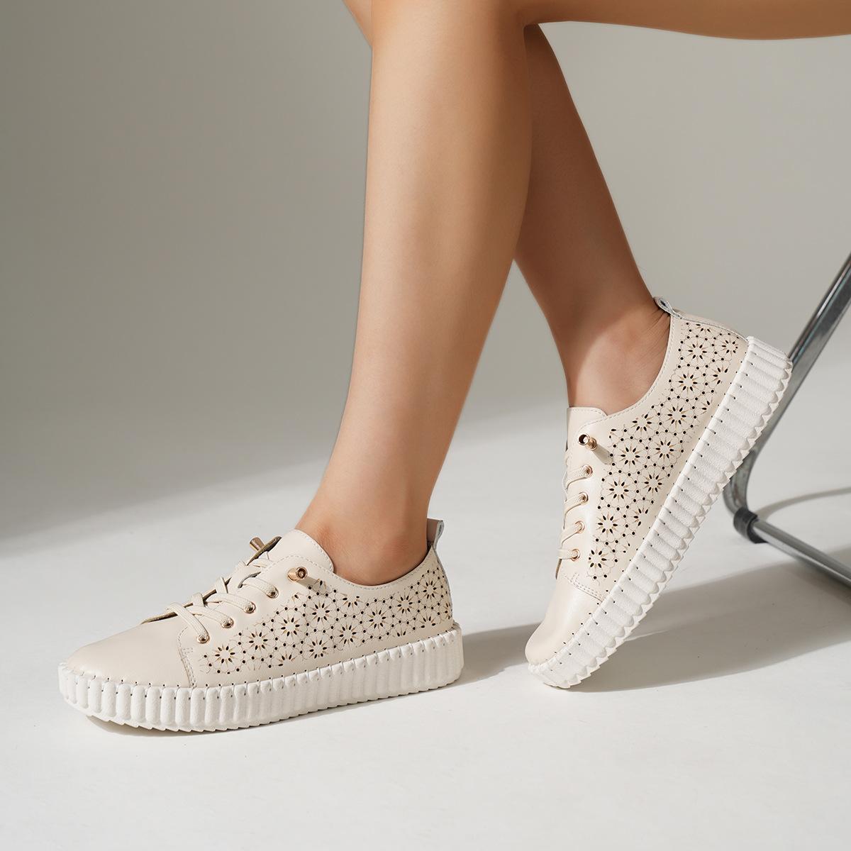 

Внешняя торговля большой размер новая дышащая одинарная обувь женская мода кружевная сетка обувь рыбака универсальная повседневная и удобная женская обувь 41