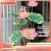 Large Silk Mesh Lotus Art Flower for Photography and Store Decoration