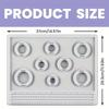 Versatile Bead Sizing Board with Clear Scale Marks Fashion Accessory Decoration for Necklace Bracelet Crafting Supplies