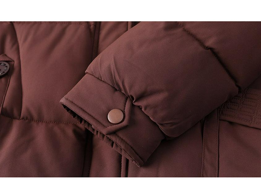Plus Size Winter Cotton Jacket for Middle-Aged and Elderly Women