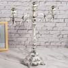 1pcs Zinc Alloy Candle Holder 3 Arm 3 Arm Candle Holder Retro Metal Candelabra  Home Decor