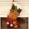 3D Christmas Socks Cartoon Christmas Tree Ornaments Rustic Candy Gift Bags  Xmas Tree Pendants