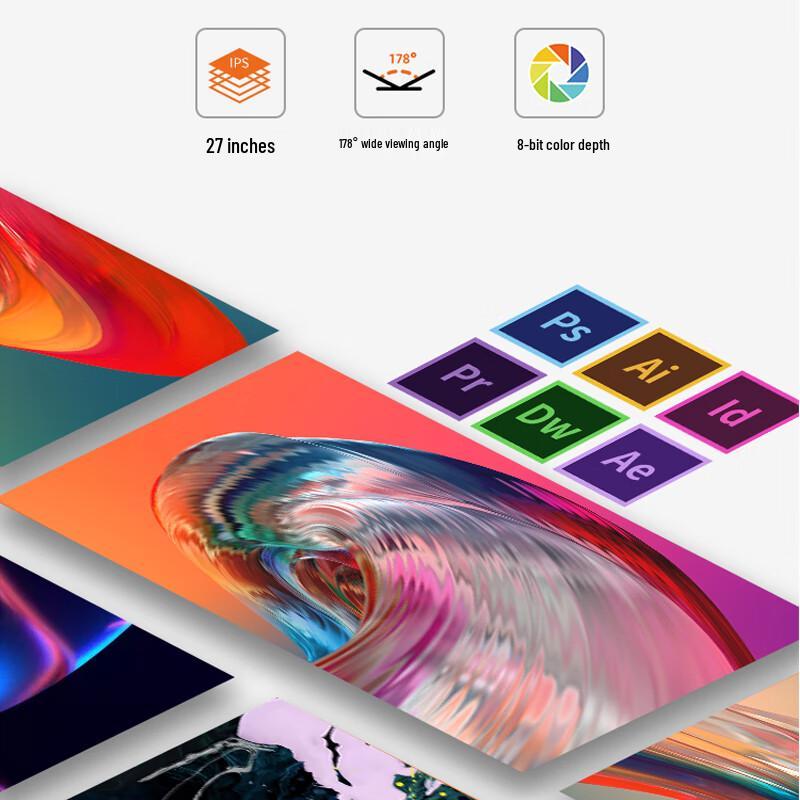 Lenovo Lecoo B2731E 27-inch IPS FHD 100Hz Monitor CN plug (adapter included)