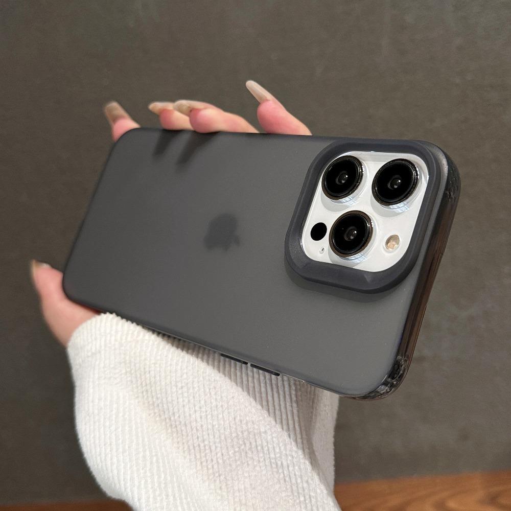 Luxury Frosted Translucent Soft Phone Case for iPhone 17 Air 16 15 14 Plus 13 12 11 Pro X Xs Max Shockproof Matte Phone Cover