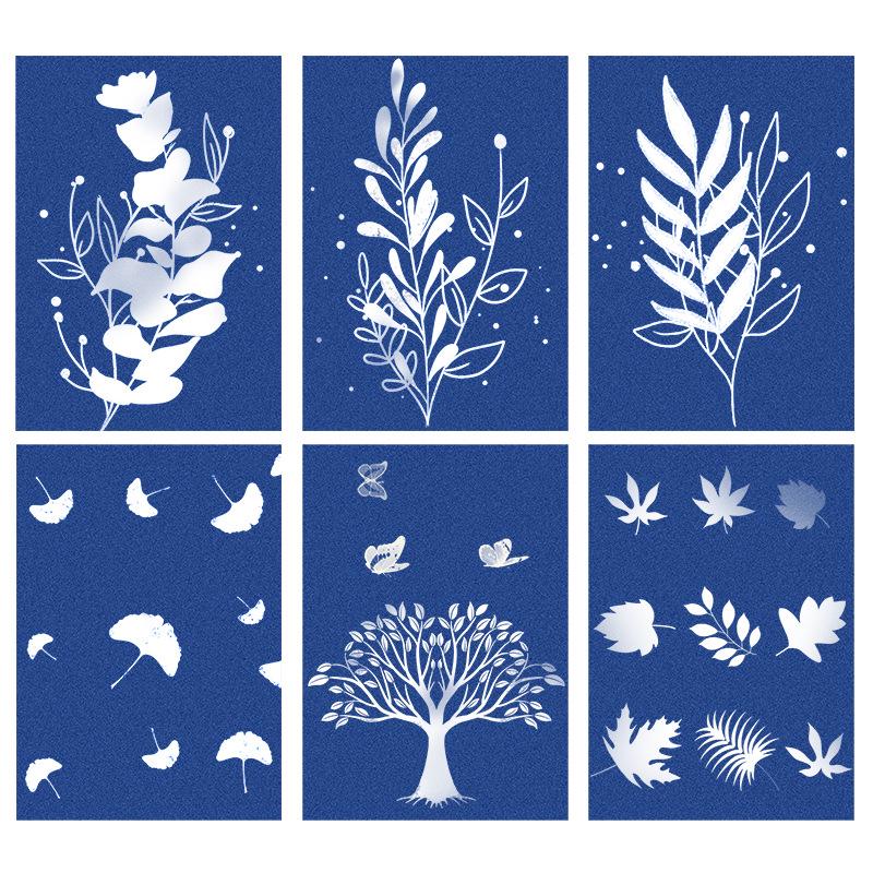 60pcs A4 Blue Cyanotype Sun Printing Paper