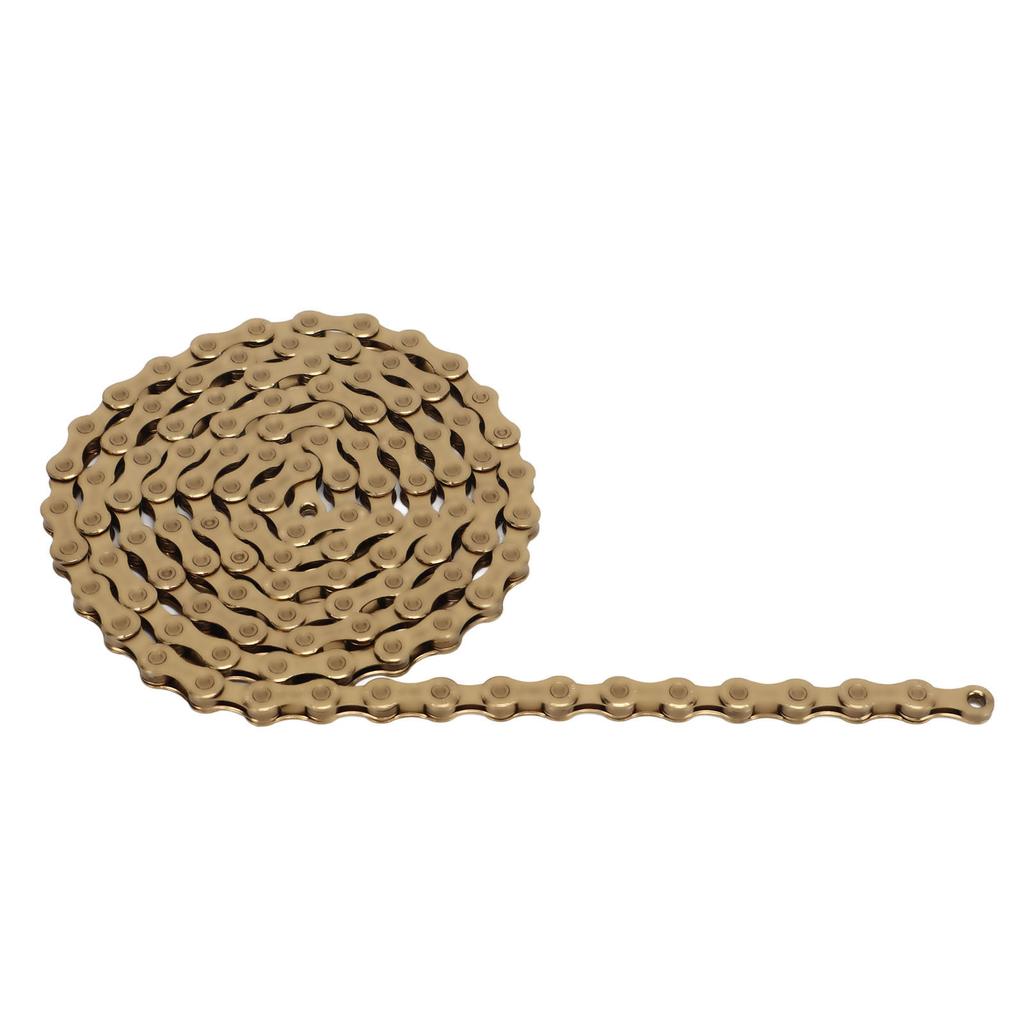 Bike Chain 10 Speed High Carbon Steel Hollow Chain for Mountain Bike Road Bike Gold
