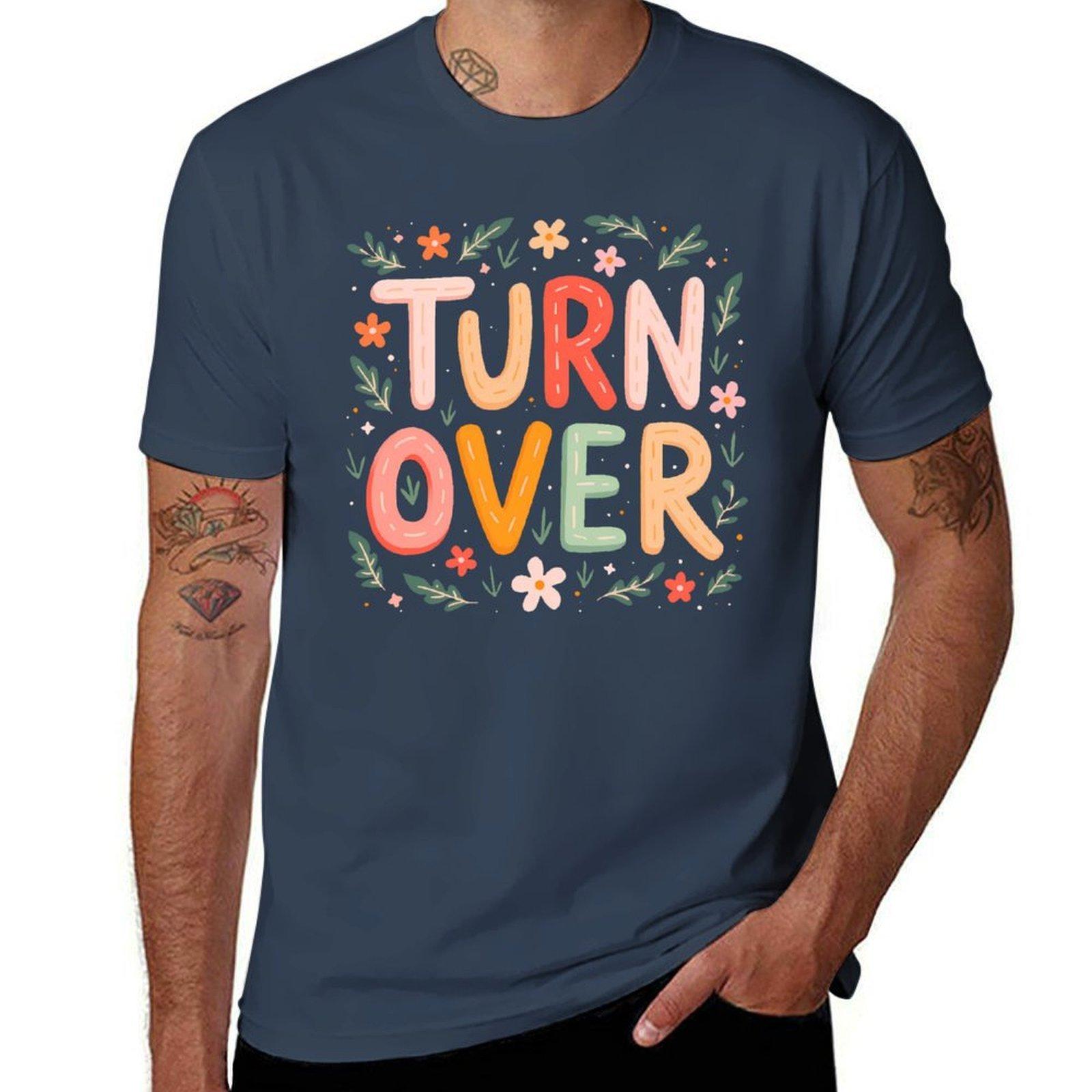 Turnover TShirt t shirt for man t shirt personalised TShirt S