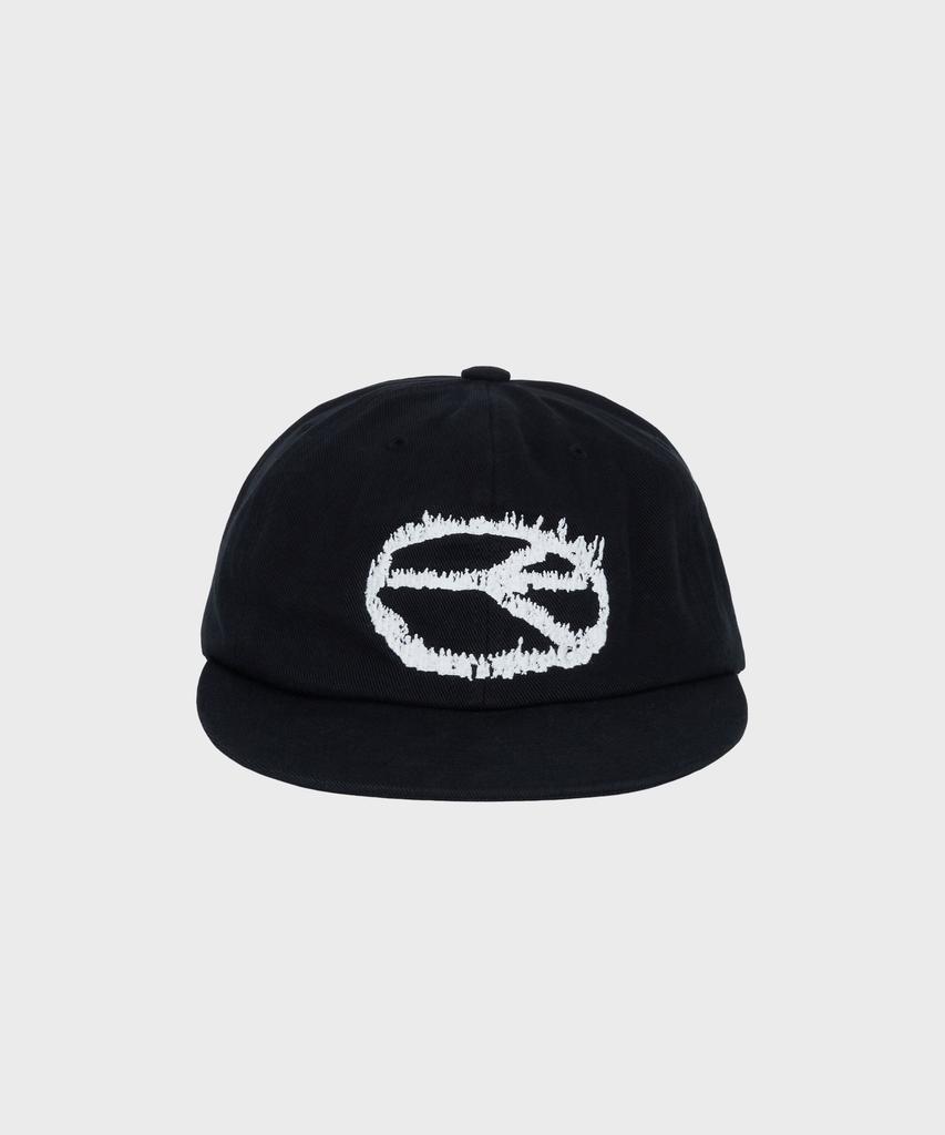 Kaiso Peace Symbol Cap Black