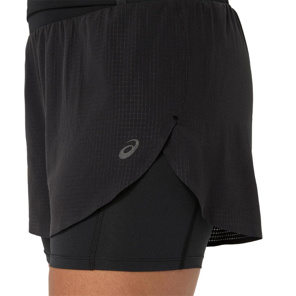 Running Wear FUJITRAIL ELITE SHORT PERFORMANCE BLACK L [ASICS]
