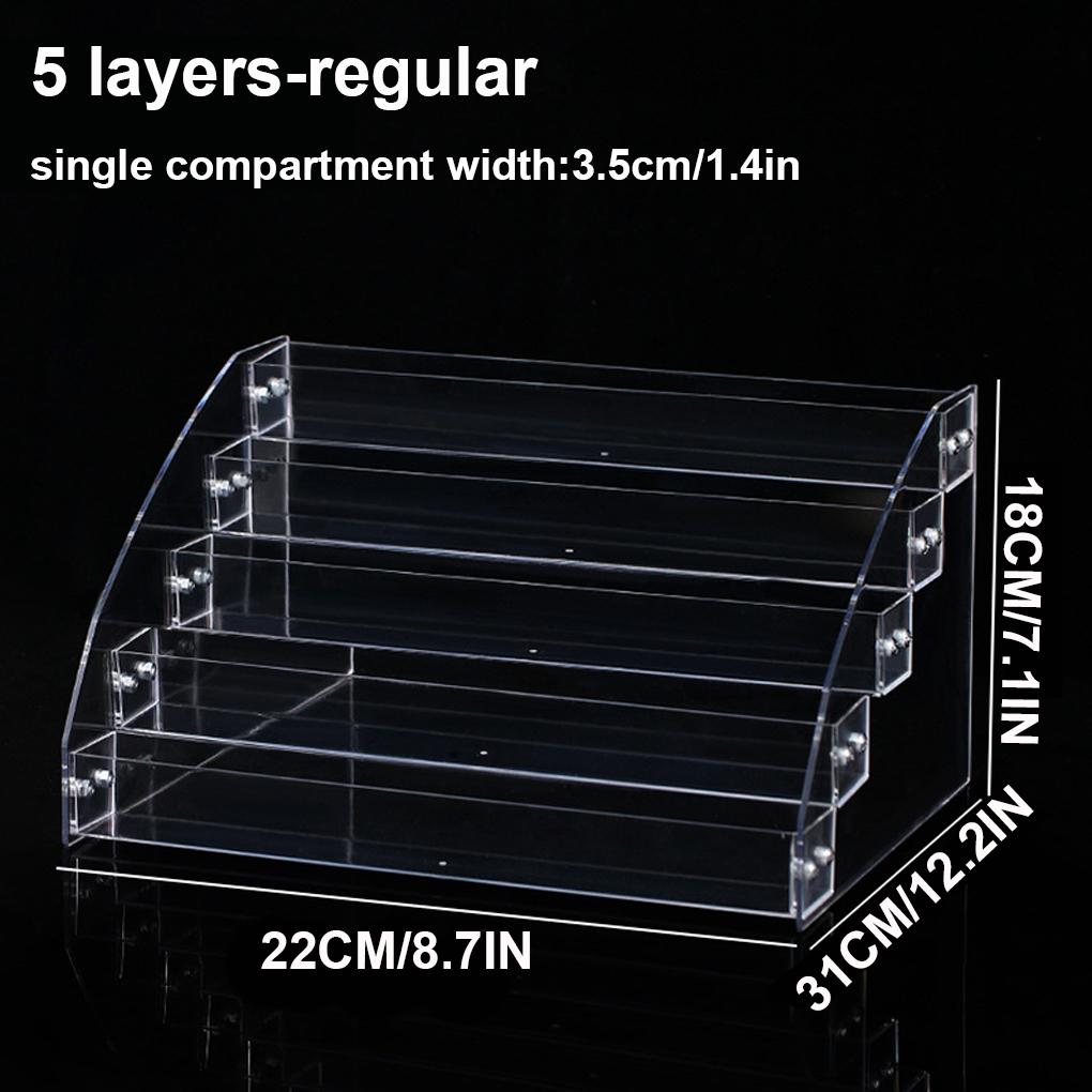 Cascading CD Storage Rack Organize Cd Collection With Style Nail Polish Organiser Dvd Storage Boxes