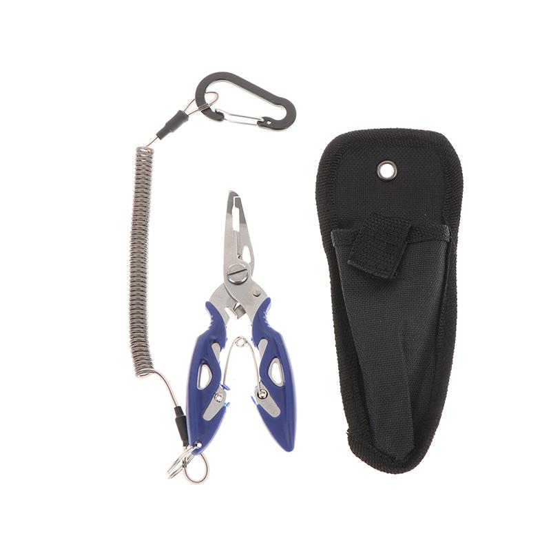 Multifunction Fishing Pliers Tools For Goods Tackle Gear Hook Recover Pliers Vise Knitting Flies Scissors Braid Set Fish Tongs