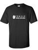 China Airlines White Logo Chinese Airline Aviation Geek Black T-Shirt