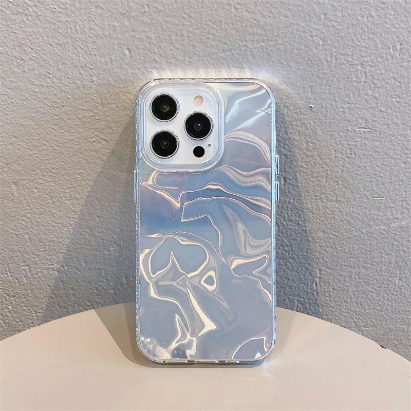 

Ins Water Ripple Material Is Suitable for Apple 16 Couple Phone Case 15promax Apple 17PROMAX