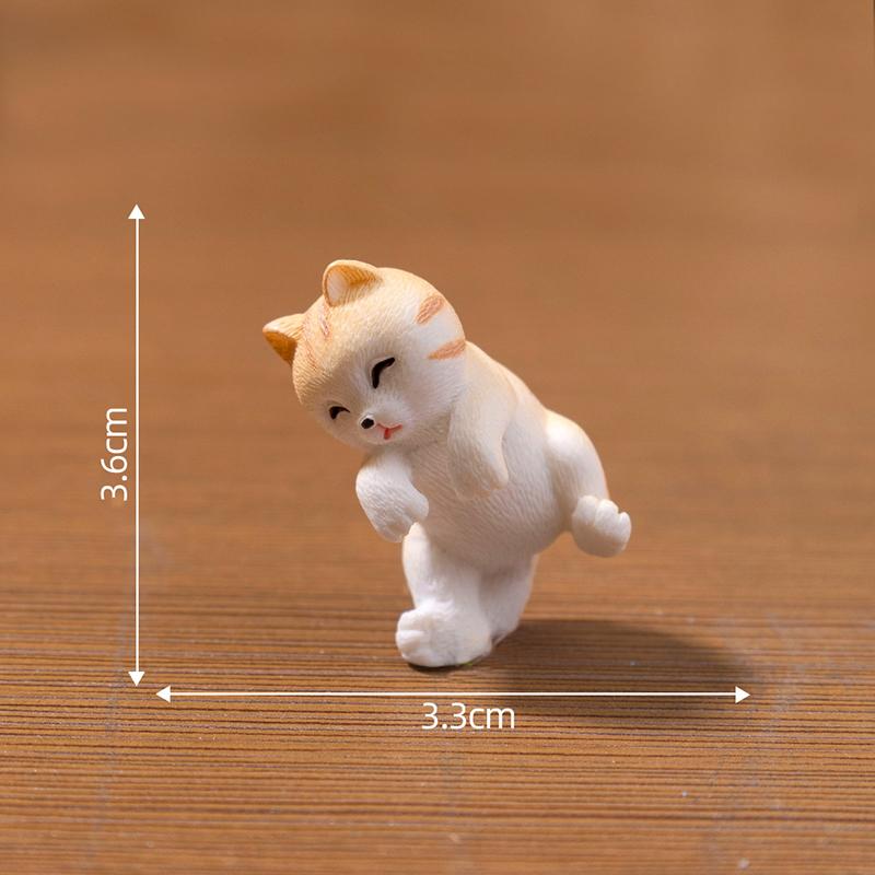 Customizable Miniature Cat Fishbowl Set for Unique Creative Micro Landscape Projects