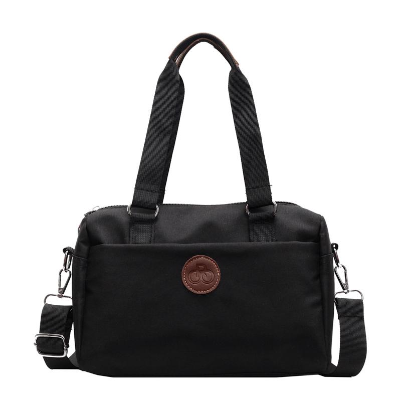 Large Capacity Tote Bag Women's Solid Color Handbag Commuter Shoulder Crossbody Bag