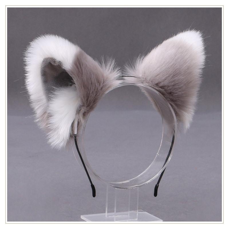 Sexy Temptation Lolita Animal Cat Fox Ear Headband Cosplay Faux Fur Headband Girl Halloween Anime Headband Hair Accessories