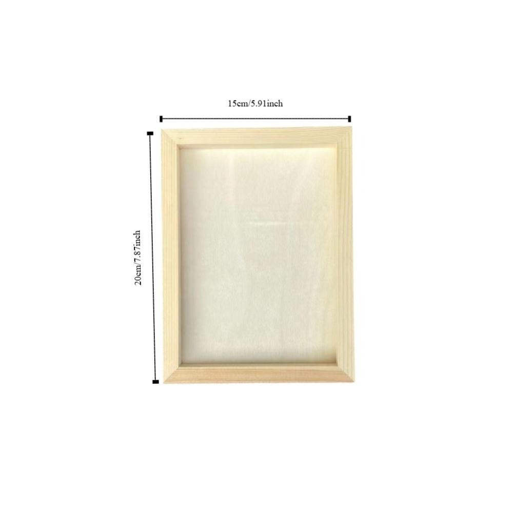 Wooden Picture Frame Multi Size Wooden Photo Holder Art Puzzle Holder  Children Painting Drawing
