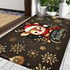 Christmas Reindeer Doormat, Non-Slip Machine Washable  Low Pile Rug for Entryway Kitchen Living Room Bedroom Holiday Decor