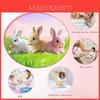 Plush White Bunny Toy With Moving And Sound Features For Kid And Teens