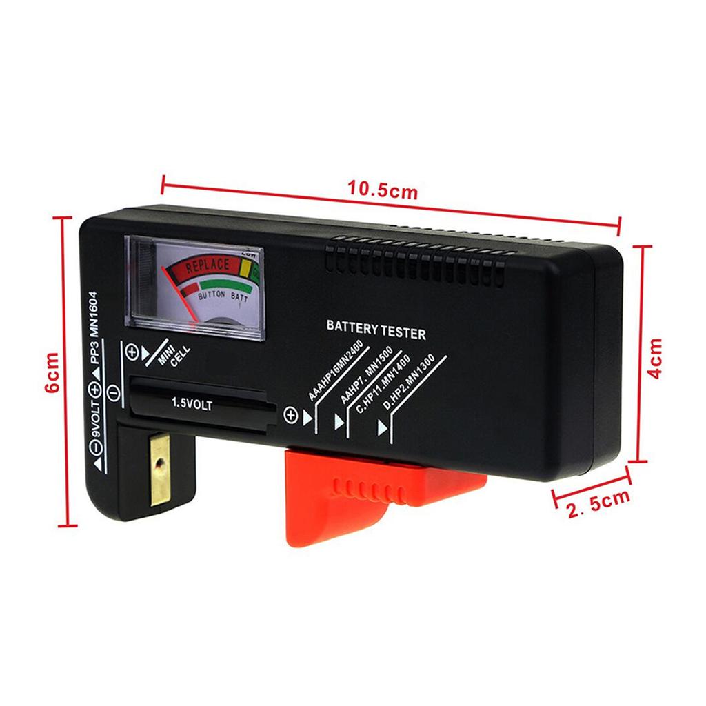 New Indicator Universal Battery Cell Tester AA AAA C/D 9V Volt Button Checker