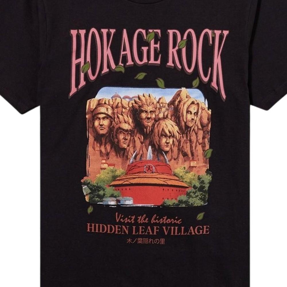 

Футболка Наруто Шиппуден Скала Хокаге, Футболка Деревня Скрытого Листа, Унисекс Футболка S-5XL 4XL