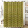 Shower Curtain Botanical Leaf Pattern Waterproof Fabric Bathroom Decor Vintage Floral Nature Backdrop Home Textile