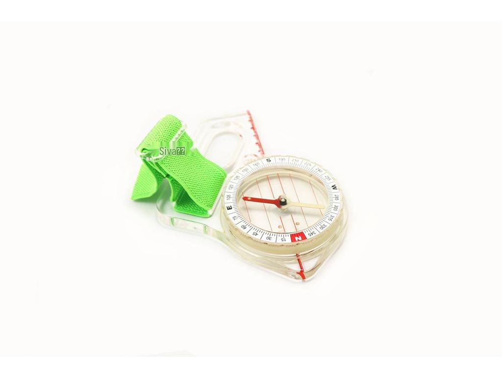 Compact Thumb-Type Outdoor Compass with Map Scale for Orientation and Teaching