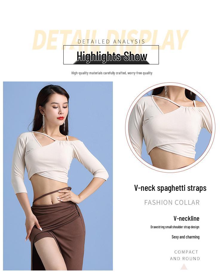 2025 Neu Herbst & Winter Schlankmachend Sexy Modal Bauchtanz Übungsoutfit