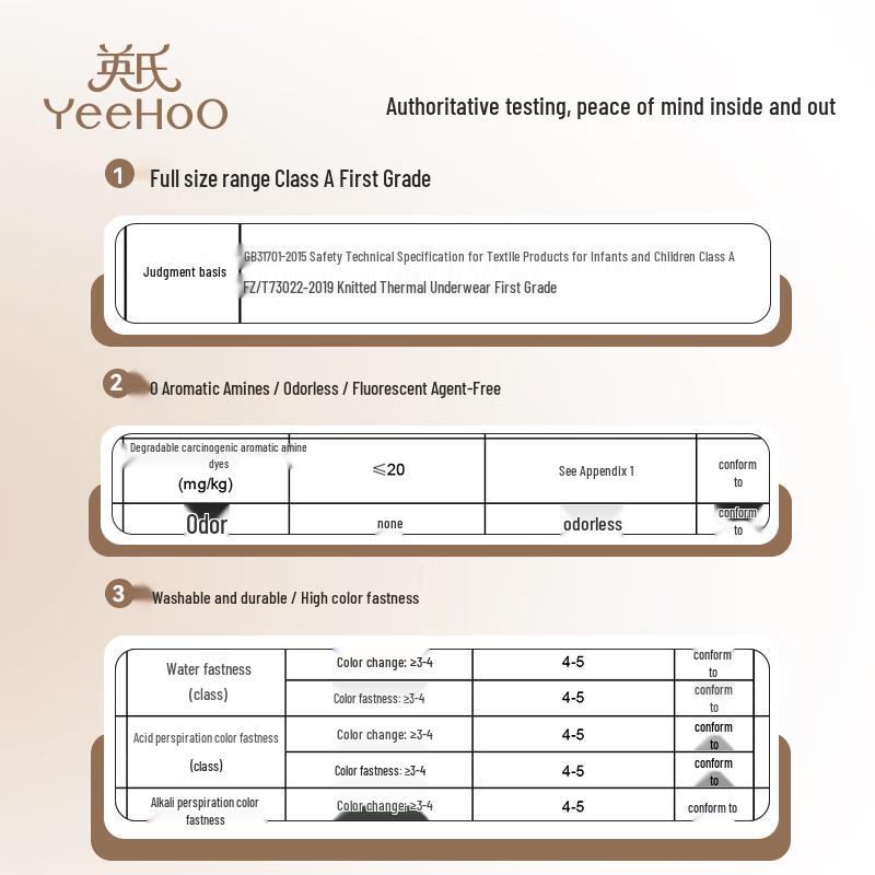 Yingshi Kids' 5-Layer Thickened Wool Thermal Underwear Set
