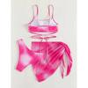 Solid Women's Swimsuit Elegant Lady Casual Bikini Set High Waisted 2 Pieces Push Up Swimwear Bohemian Bikini Sexy Bathing Suit