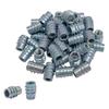 Murakoshi Seiko Onime Nuts, E-Type, 50-Piece Set, M4 X L10, Made In Japan, Silver